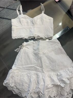 Agua Bendita Azure Nixi Set Top and Skirt